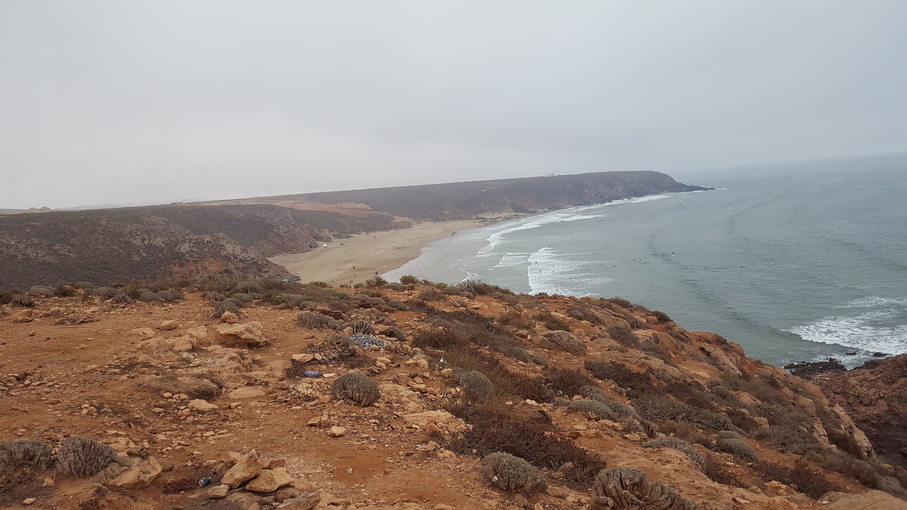 Mirleft coast Cliffs and beach near Mirleft, Morocco